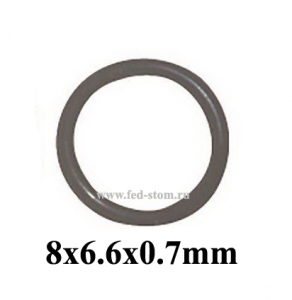 BR6191-1 Уплотнительное кольцо 8х6.6х0.7мм